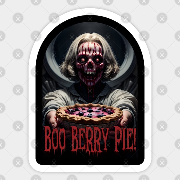 Boooo Blueberry Treat Sticker by Scared Side